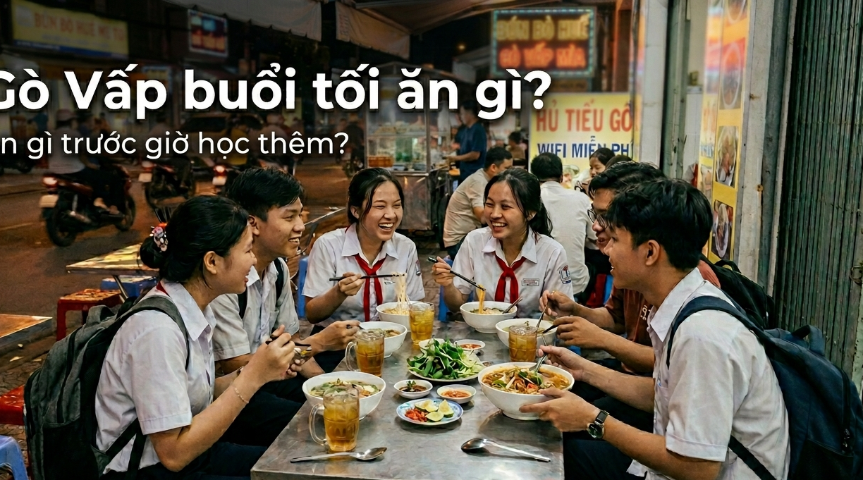 Gò Vấp buổi tối ăn gì? Gợi ý món dễ ăn cho học sinh đi học thêm ở Gò Vấp
